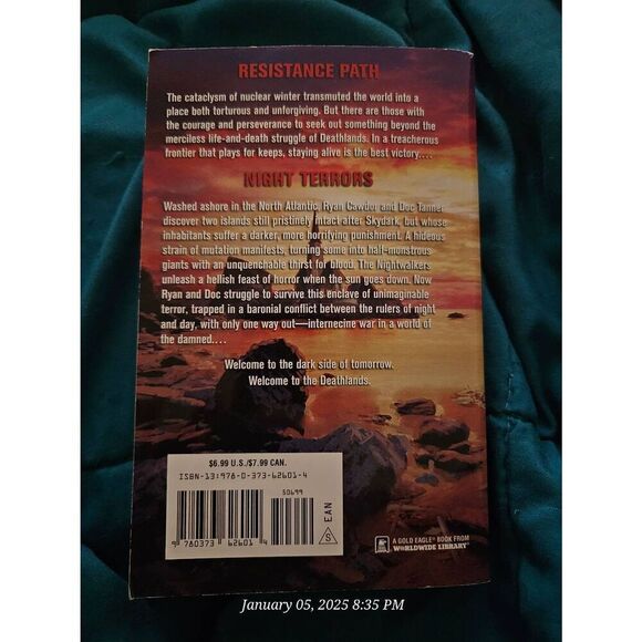 Death lands blood harvest by James Axler gold eagle books isbn 9780373626014 - Picture 4 of 5